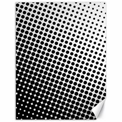 Background Wallpaper Texture Lines Dot Dots Black White Canvas 18  x 24  