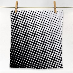 Background Wallpaper Texture Lines Dot Dots Black White Face Towel