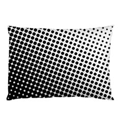 Background Wallpaper Texture Lines Dot Dots Black White Pillow Case