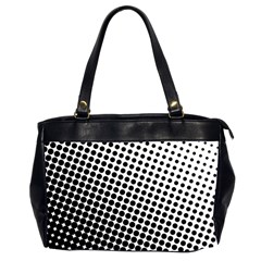 Background Wallpaper Texture Lines Dot Dots Black White Office Handbags (2 Sides) 