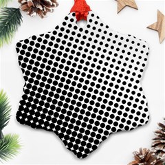 Background Wallpaper Texture Lines Dot Dots Black White Ornament (Snowflake)