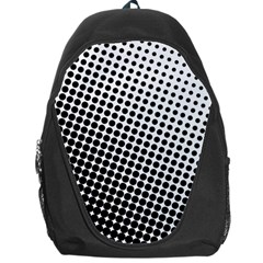 Background Wallpaper Texture Lines Dot Dots Black White Backpack Bag by Amaryn4rt