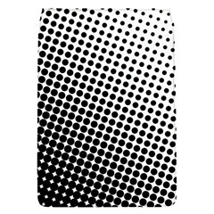 Background Wallpaper Texture Lines Dot Dots Black White Flap Covers (S) 