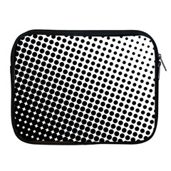 Background Wallpaper Texture Lines Dot Dots Black White Apple Ipad 2/3/4 Zipper Cases by Amaryn4rt