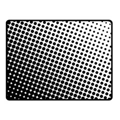 Background Wallpaper Texture Lines Dot Dots Black White Double Sided Fleece Blanket (Small) 