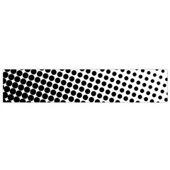 Background Wallpaper Texture Lines Dot Dots Black White Flano Scarf (Small)