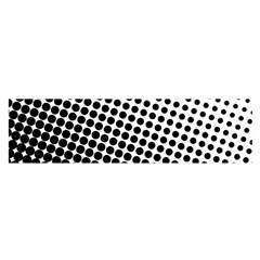 Background Wallpaper Texture Lines Dot Dots Black White Satin Scarf (Oblong)