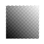 Background Wallpaper Texture Lines Dot Dots Black White Small Satin Scarf (Square) Front