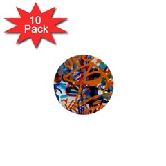 Background Graffiti Grunge 1  Mini Buttons (10 Pack)  by Amaryn4rt