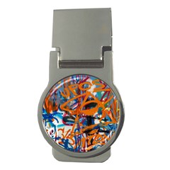 Background Graffiti Grunge Money Clips (round)  by Amaryn4rt