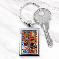 Background Graffiti Grunge Key Chains (rectangle)  by Amaryn4rt