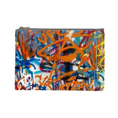 Background Graffiti Grunge Cosmetic Bag (large)  by Amaryn4rt