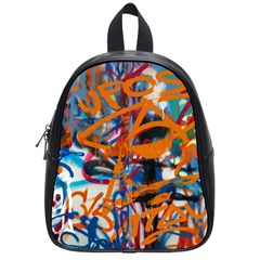 Background Graffiti Grunge School Bags (small)  by Amaryn4rt