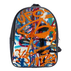 Background Graffiti Grunge School Bags (xl)  by Amaryn4rt