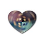 Blur Bokeh Colors Points Lights Heart Coaster (4 pack)  Front