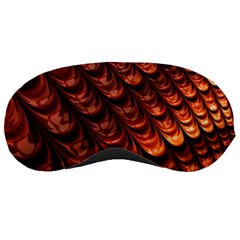 Brown Fractal Mathematics Frax Sleeping Masks by Amaryn4rt