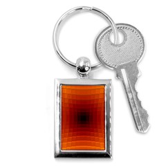 Orange Background Wallpaper Texture Lines Key Chains (rectangle)  by Amaryn4rt