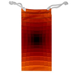 Orange Background Wallpaper Texture Lines Jewelry Bag by Amaryn4rt