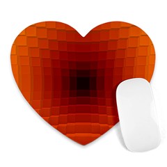 Orange Background Wallpaper Texture Lines Heart Mousepads by Amaryn4rt