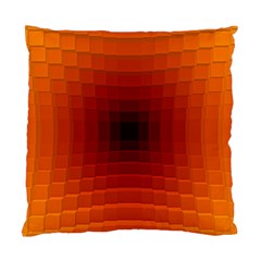 Orange Background Wallpaper Texture Lines Standard Cushion Case (one Side) by Amaryn4rt