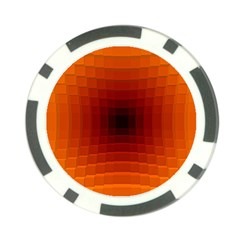 Orange Background Wallpaper Texture Lines Poker Chip Card Guard (10 Pack) by Amaryn4rt