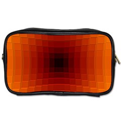 Orange Background Wallpaper Texture Lines Toiletries Bags 2-side by Amaryn4rt