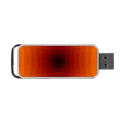 Orange Background Wallpaper Texture Lines Portable Usb Flash (one Side) by Amaryn4rt