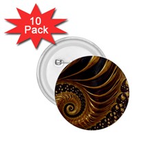 Fractal Spiral Endless Mathematics 1 75  Buttons (10 Pack) by Amaryn4rt