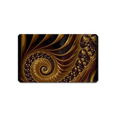 Fractal Spiral Endless Mathematics Magnet (Name Card)