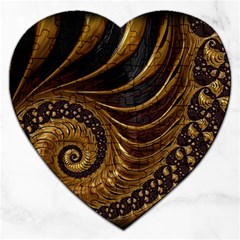 Fractal Spiral Endless Mathematics Jigsaw Puzzle (Heart)