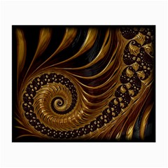 Fractal Spiral Endless Mathematics Small Glasses Cloth