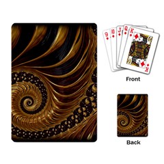 Fractal Spiral Endless Mathematics Playing Card