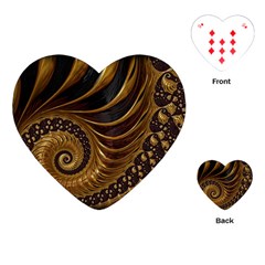 Fractal Spiral Endless Mathematics Playing Cards (Heart) 