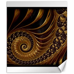 Fractal Spiral Endless Mathematics Canvas 20  x 24  