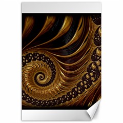 Fractal Spiral Endless Mathematics Canvas 24  x 36 