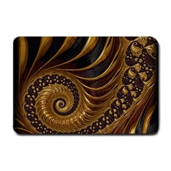 Fractal Spiral Endless Mathematics Small Doormat  by Amaryn4rt