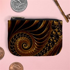 Fractal Spiral Endless Mathematics Mini Coin Purses