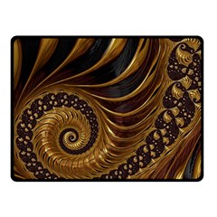 Fractal Spiral Endless Mathematics Fleece Blanket (small) by Amaryn4rt