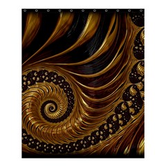 Fractal Spiral Endless Mathematics Shower Curtain 60  X 72  (medium)  by Amaryn4rt