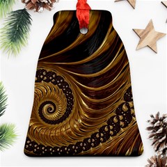 Fractal Spiral Endless Mathematics Bell Ornament (Two Sides)