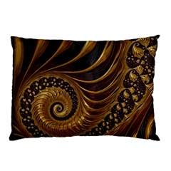 Fractal Spiral Endless Mathematics Pillow Case (two Sides) by Amaryn4rt