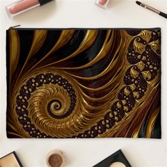 Fractal Spiral Endless Mathematics Cosmetic Bag (XXXL) 