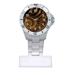 Fractal Spiral Endless Mathematics Plastic Nurses Watch