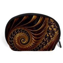 Fractal Spiral Endless Mathematics Accessory Pouches (large)  by Amaryn4rt