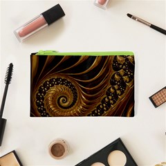 Fractal Spiral Endless Mathematics Cosmetic Bag (XS)