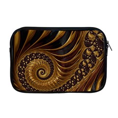 Fractal Spiral Endless Mathematics Apple Macbook Pro 17  Zipper Case by Amaryn4rt