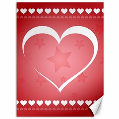 Postcard Banner Heart Holiday Love Canvas 36  X 48   by Amaryn4rt