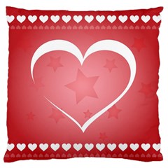 Postcard Banner Heart Holiday Love Standard Flano Cushion Case (one Side) by Amaryn4rt