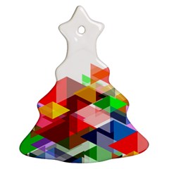 Graphics Cover Gradient Elements Christmas Tree Ornament (two Sides) by Amaryn4rt