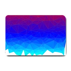 Gradient Red Blue Landfill Small Doormat 